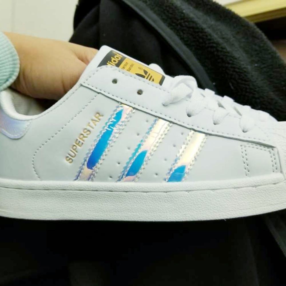 Holographic Adidas New Never Worn